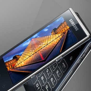 samsung SM-G9198 clamshell smartphone